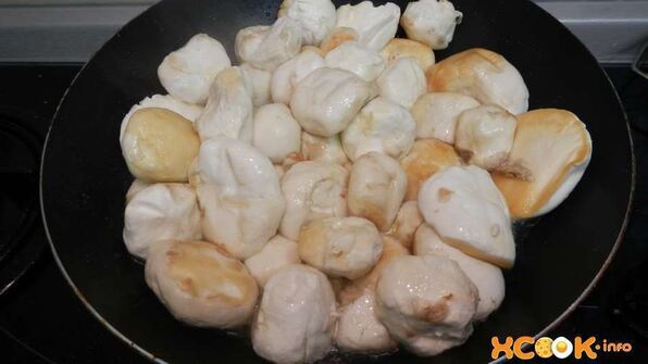 жареные грибы дождевики