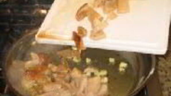 жареные грибы