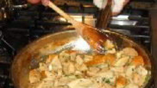 жареные грибы