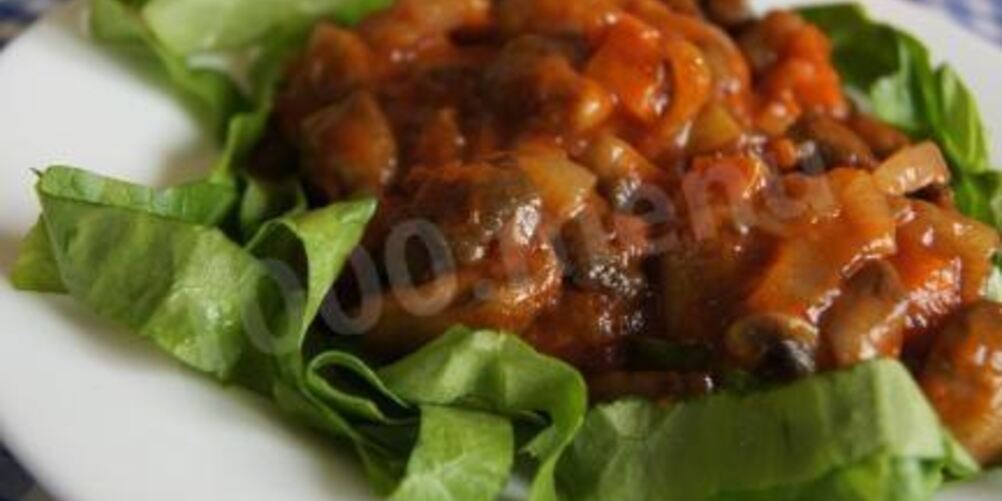 Рецепт грибного гуляша из грибов