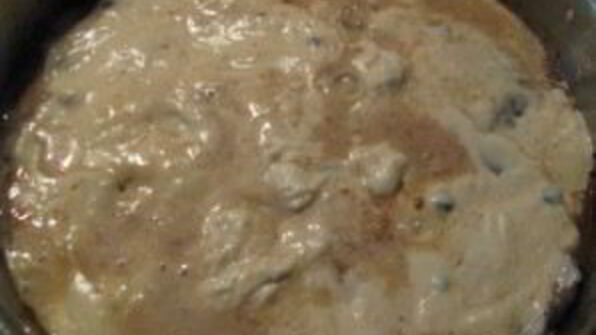 гуляш из говядины со сливками