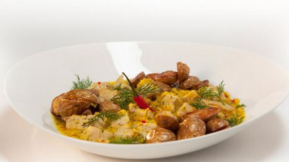 гуляш из индейки в кукурузном соусе