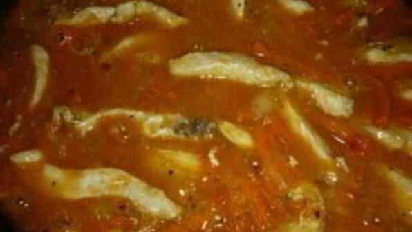 гуляш из куриной грудки