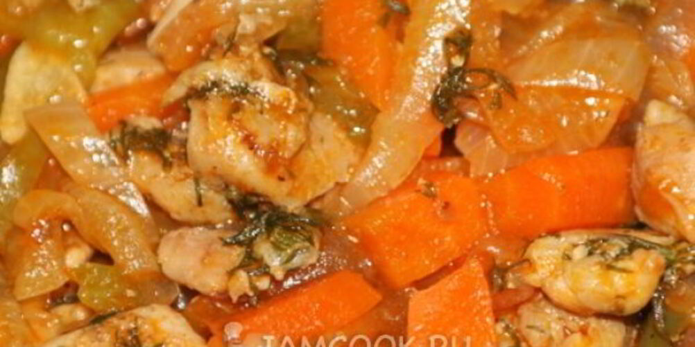 Рецепт гуляша из курицы с подливкой