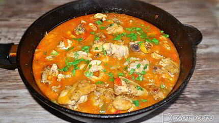 Гуляш из курицы