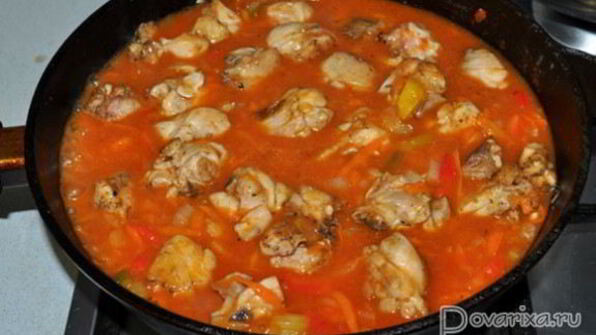 гуляш из курицы