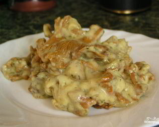 Гуляш из лисичек