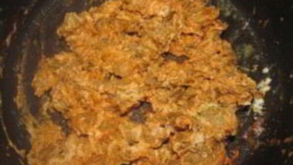 гуляш из свинины с мукой