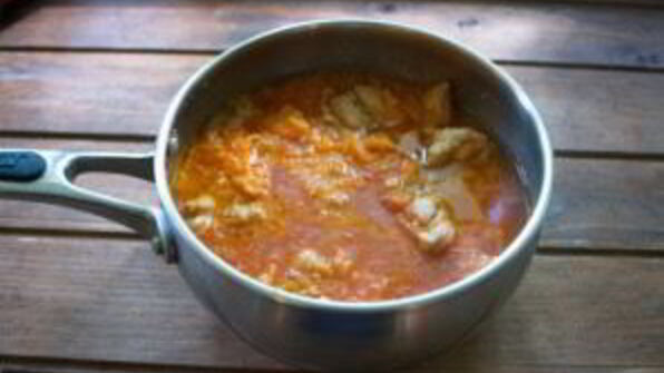 гуляш куриный с подливкой