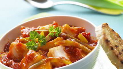 Гуляш по-средиземноморски в мультиварке