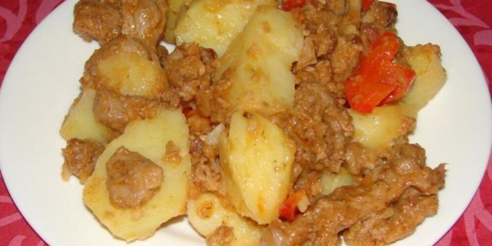 Рецепт гуляша с картошкой