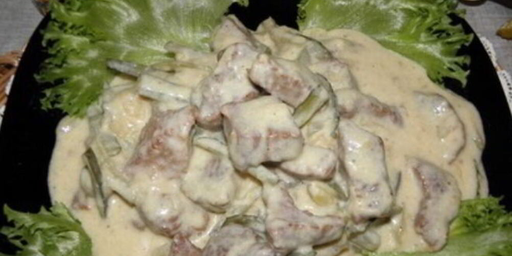 Рецепт гуляша со сливками