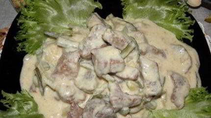 Гуляш со сливками