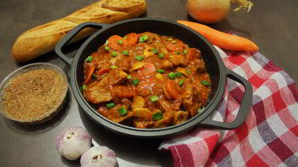 Гуляш со свининой