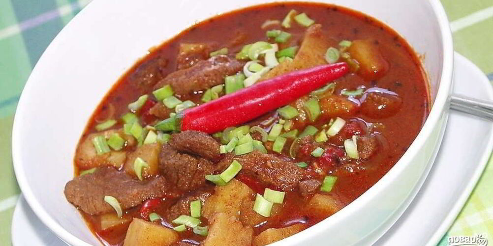 Рецепт супа-гуляша по-венгерски