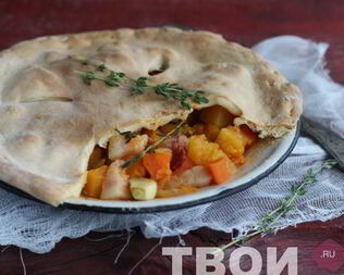 Тыквенный гуляш с беконом