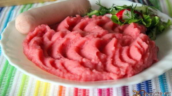 картофельно-свекольное пюре