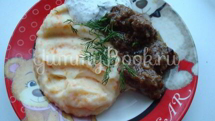 Картофельное пюре с морковью