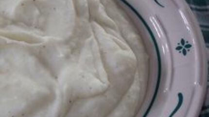 Картофельное пюре с Пармезаном и чесноком