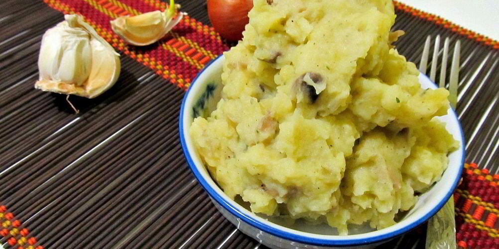 Рецепт картофельного пюре с шампиньонами