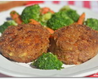 Говяжьи котлеты с сыром