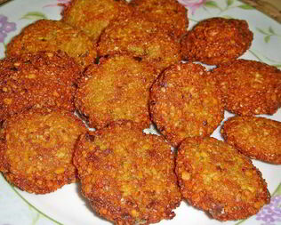 Котлеты из гороха вегетарианские