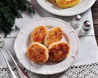 Котлеты из куриного фарша в духовке