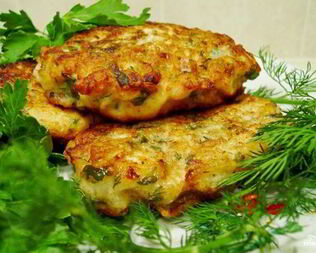 Котлеты из кусочков филе