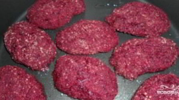 котлеты из свеклы