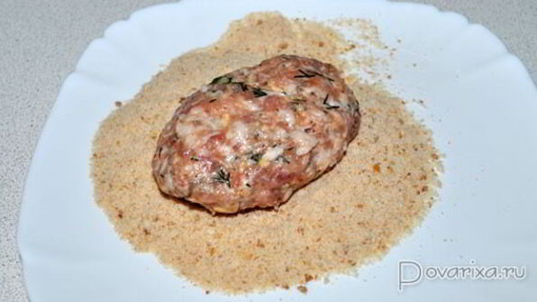 котлеты с творожным сыром