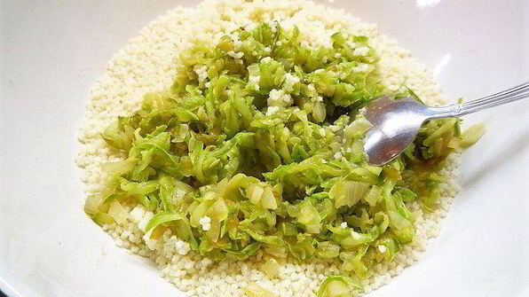 постные котлеты с кускусом