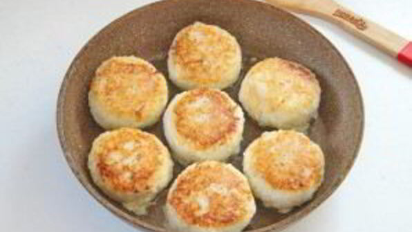 рыбные котлеты в рисовом кляре