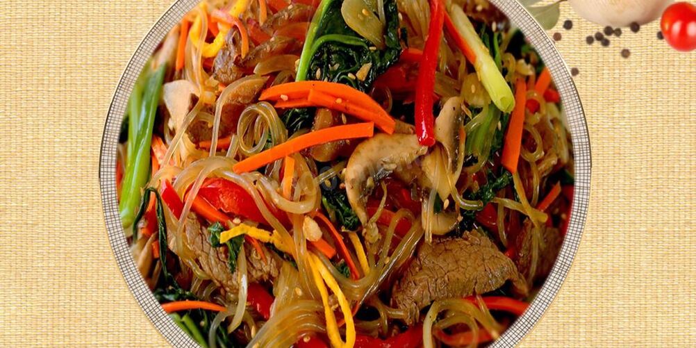 Рецепт крахмальной лапши по-корейски