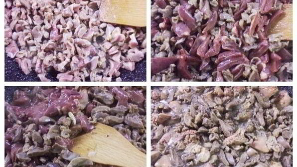 кучмачи по-грузински из куриных потрохов