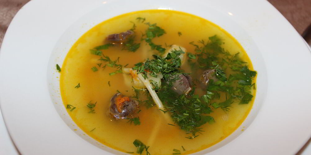 Рецепт куриной лапши с потрохами