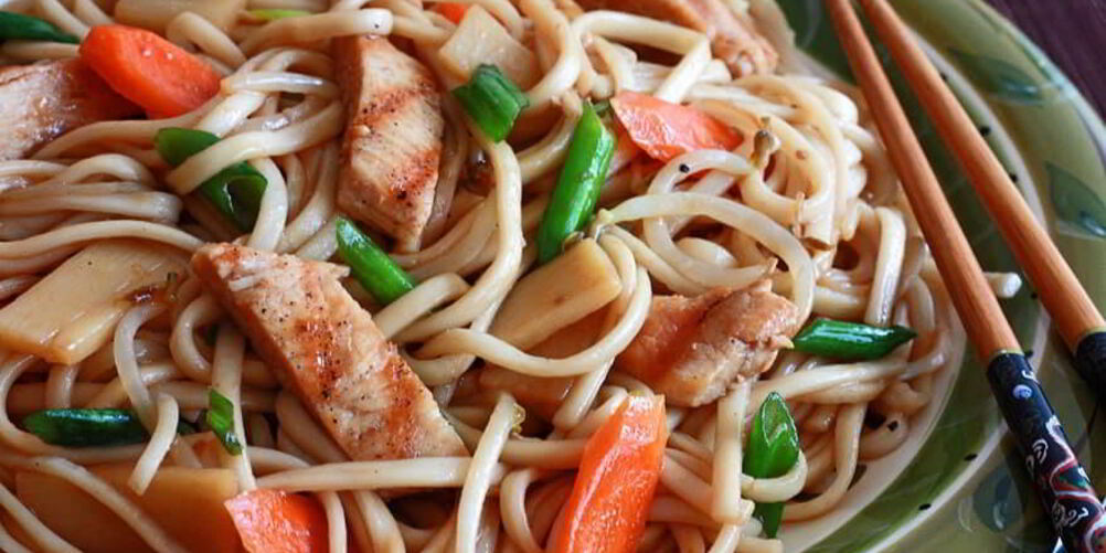 Рецепт лапши вок с курицей