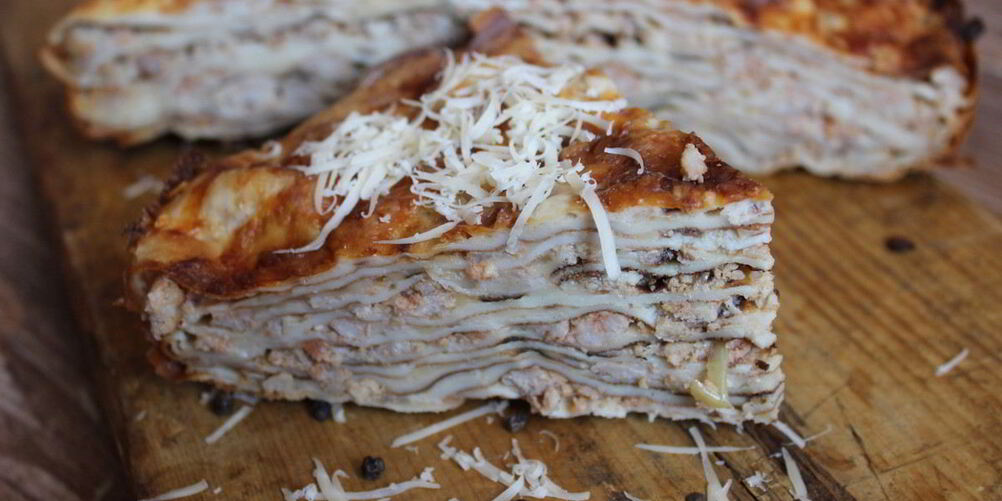 Рецепт блинной лазанья