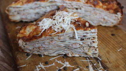 Блинная лазанья