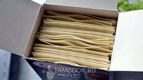 итальянская лазанья с комбинированным фаршем