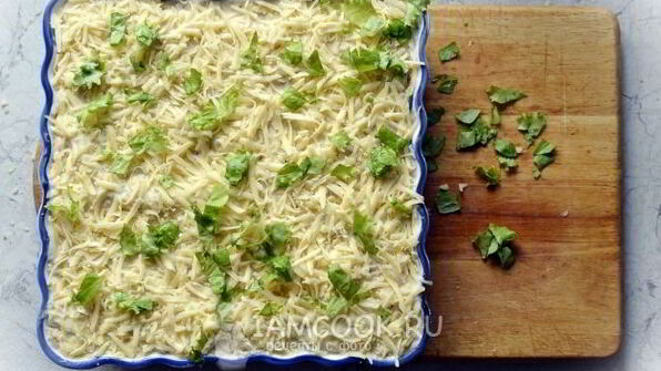 итальянская лазанья с комбинированным фаршем