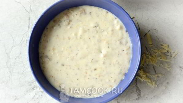 итальянская лазанья с комбинированным фаршем