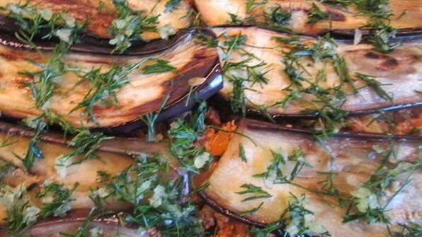 лазанья болоньезе с баклажанами и кабачками