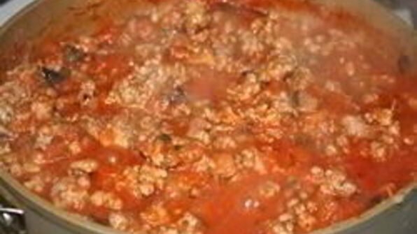 лазанья из баклажанов с фаршем