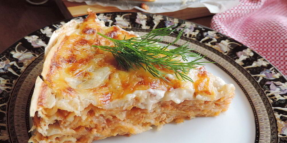 Рецепт лазаний на лаваше