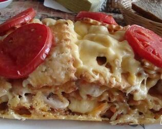 Лазанья по-русски из печенья