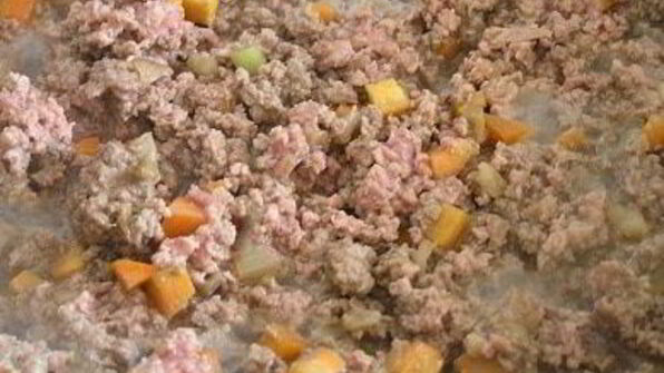 лазанья под розовым соусом