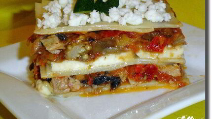 Лазанья с баклажаном