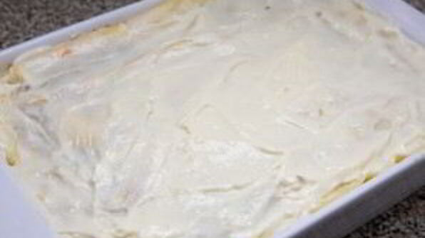 лазанья с фаршем и овощами