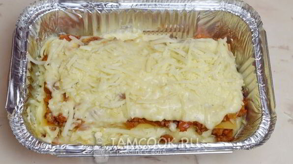 лазанья с фаршем в духовке