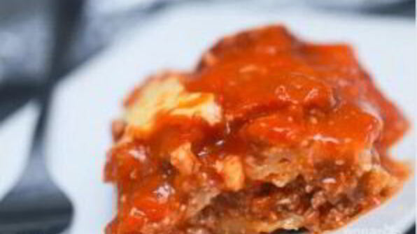 лазанья с фаршем